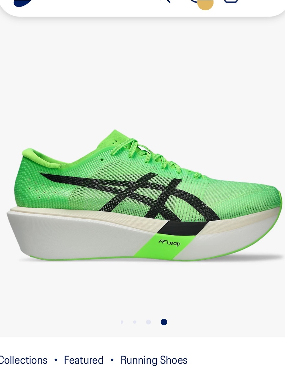 ASICS Metaspeed Sky Tokyo - green gecko/black NWT 12.5